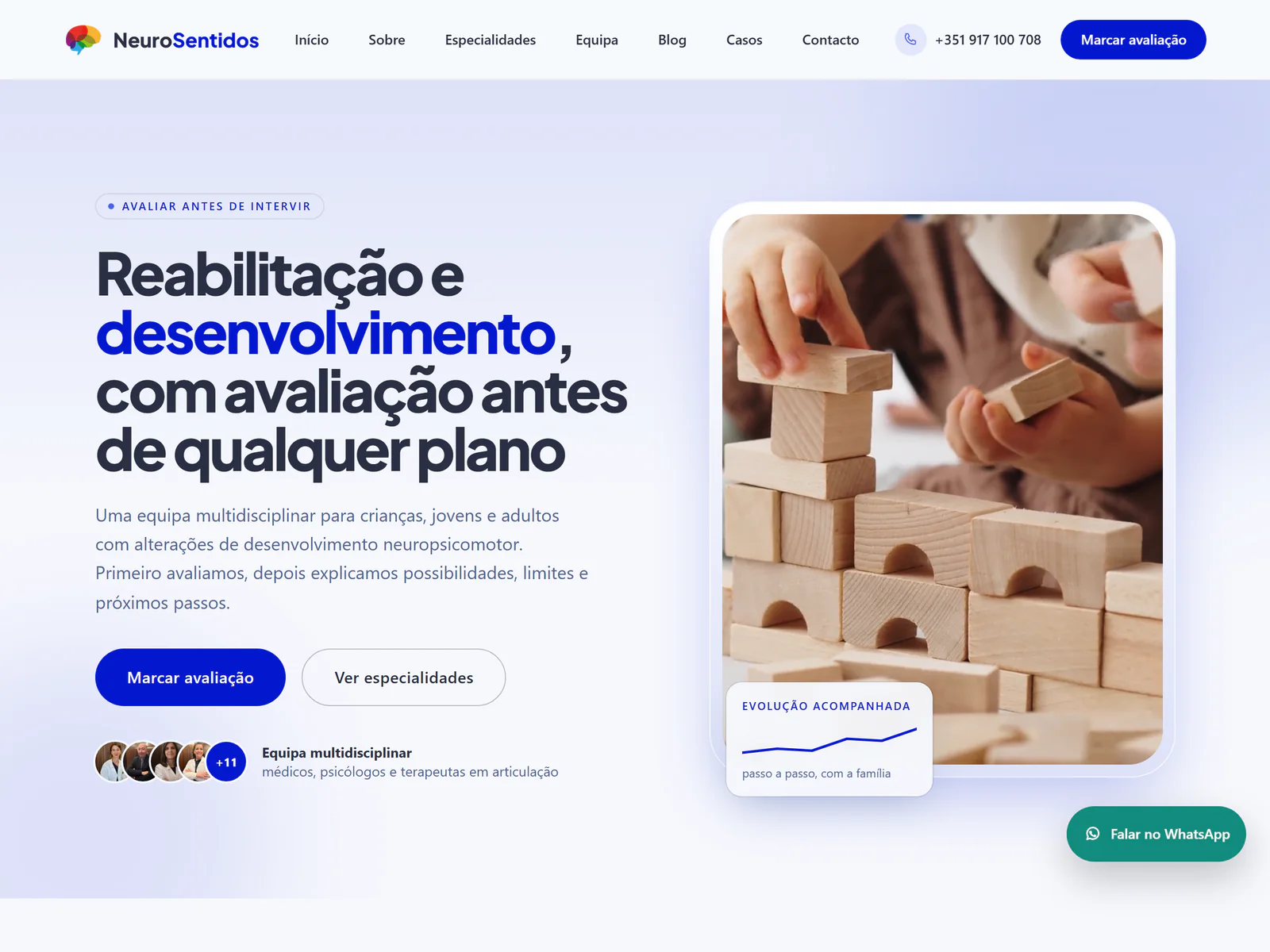 NeuroSentidos — Centro de desenvolvimento e reabilitação, na Maia.